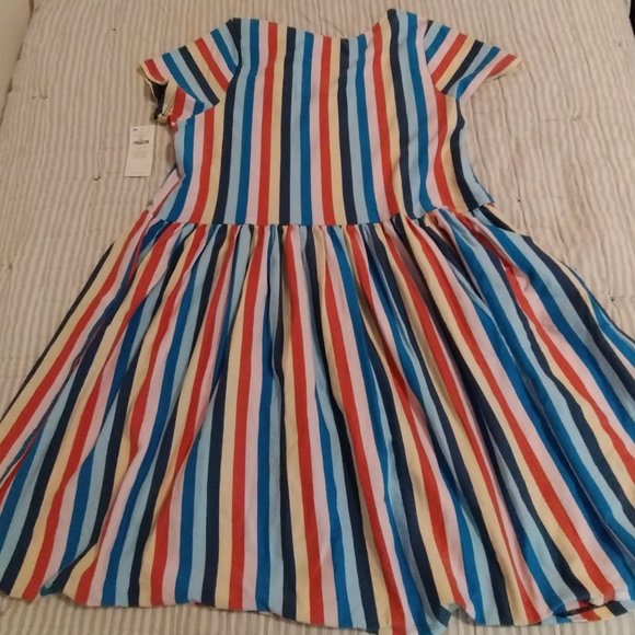 Girls' "Tea" Short Sleeve Wrap Neck Dress, size 16 NWT - Picture 2 of 3